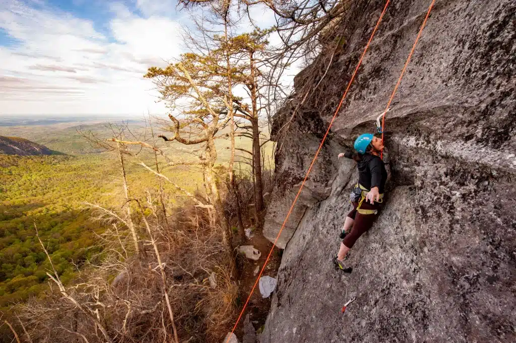rock climbing in asheville nc